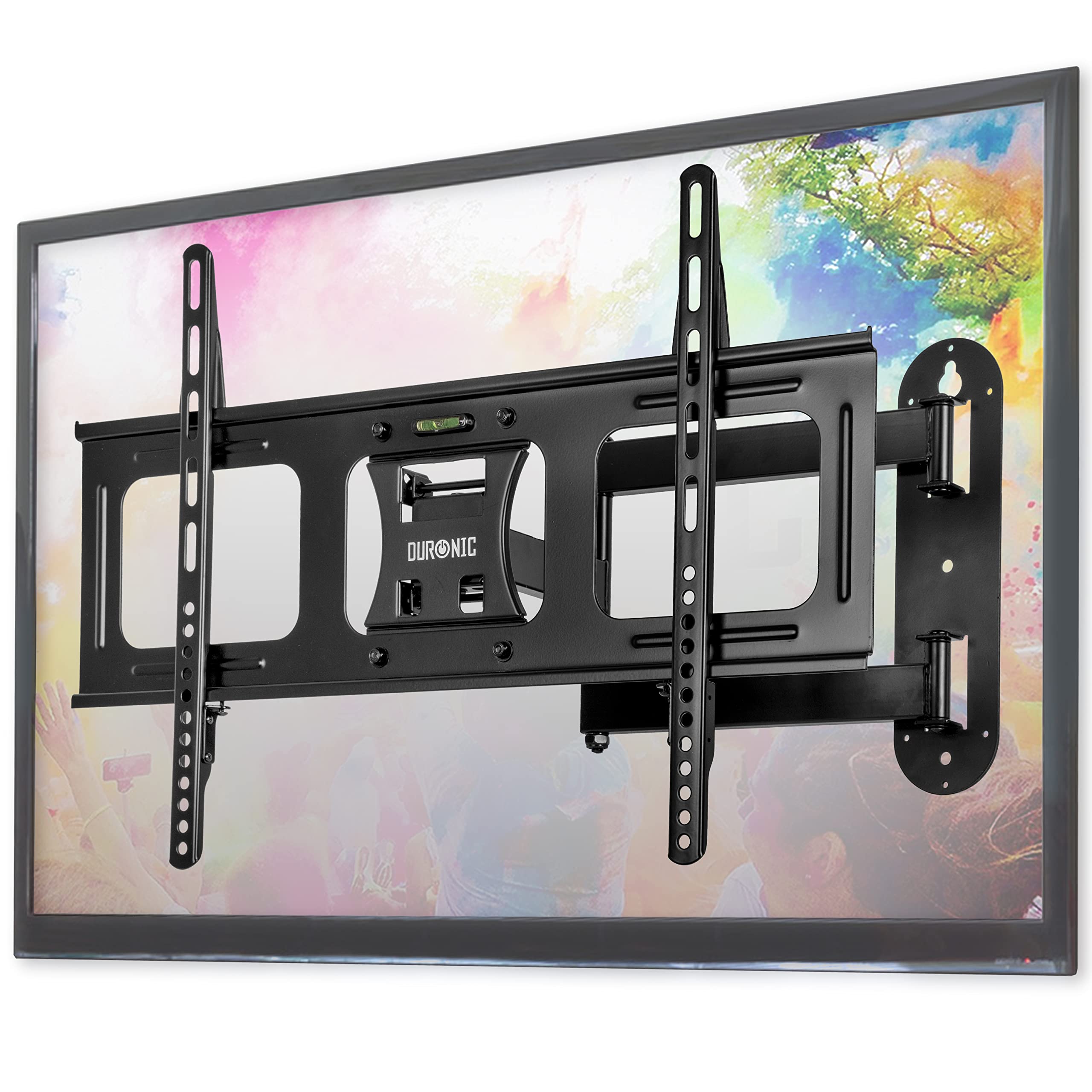 Duronic TVB109M TV Bracket, Wall Mount for 32-70" Television Screen, Tilting Action +5°/-10°, Fits up to 600x400mm, For Flat Screen LCD/LED (35kg) — image 1