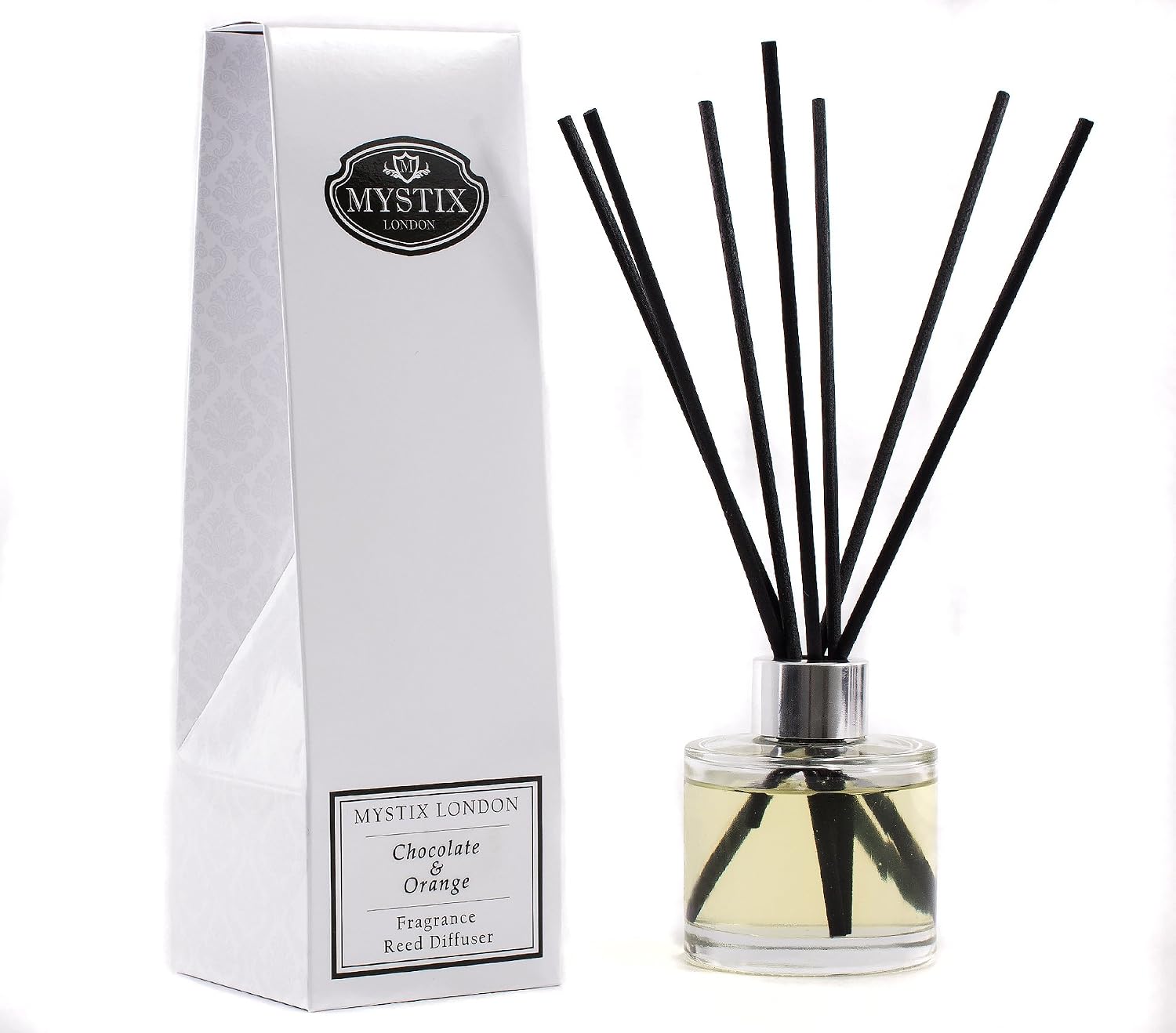 Mystix London Fragrance Oil Reed Diffuser, Orange, 200ml