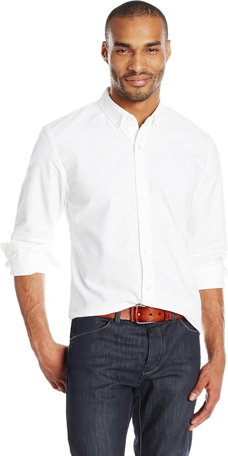  Brand - Goodthreads Men's "The Perfect Oxford Shirt" Standard-Fit Long-Sleeve Solid: Clothing
