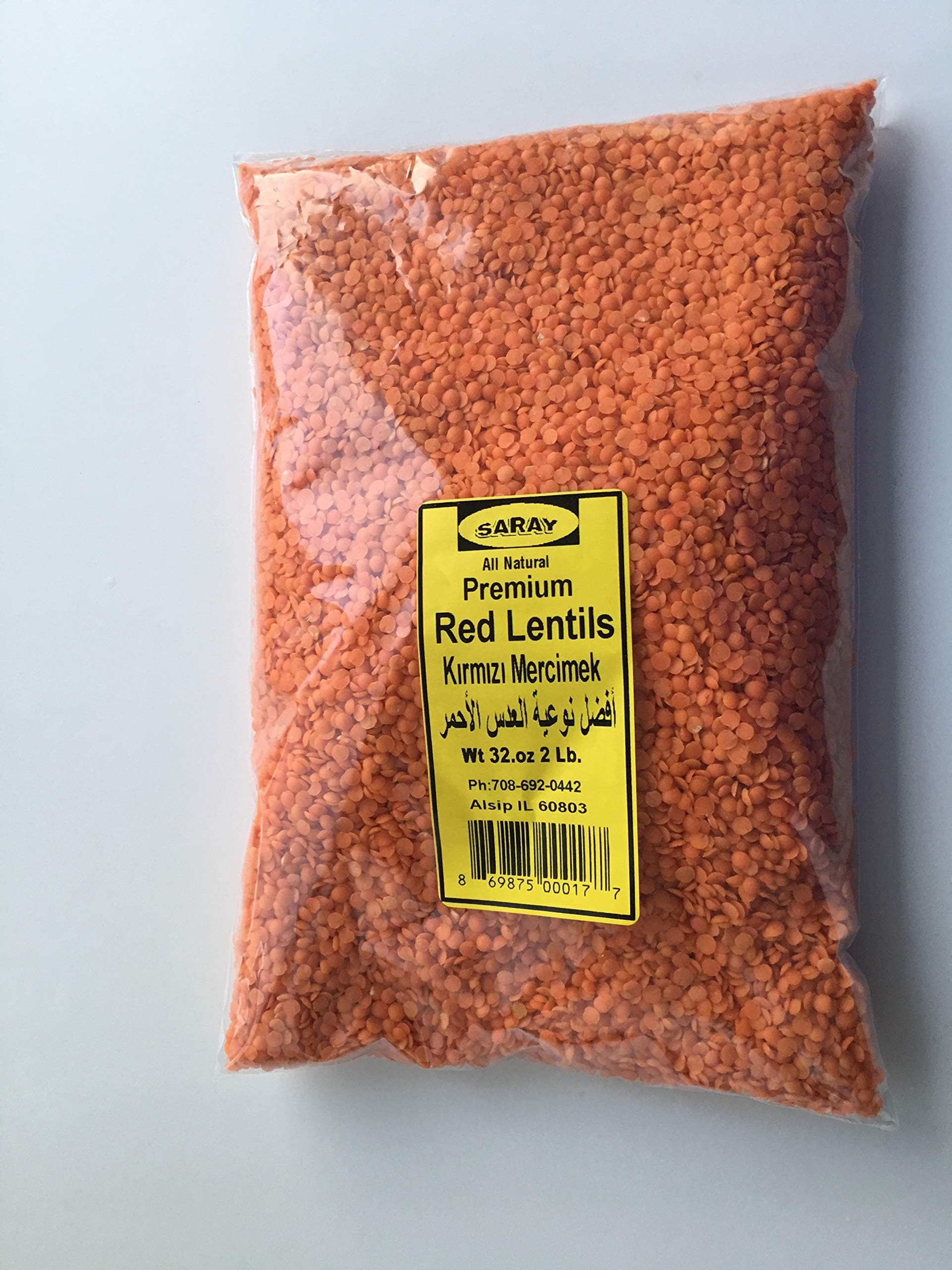 All Natural Premium Red Lentils 32 oz