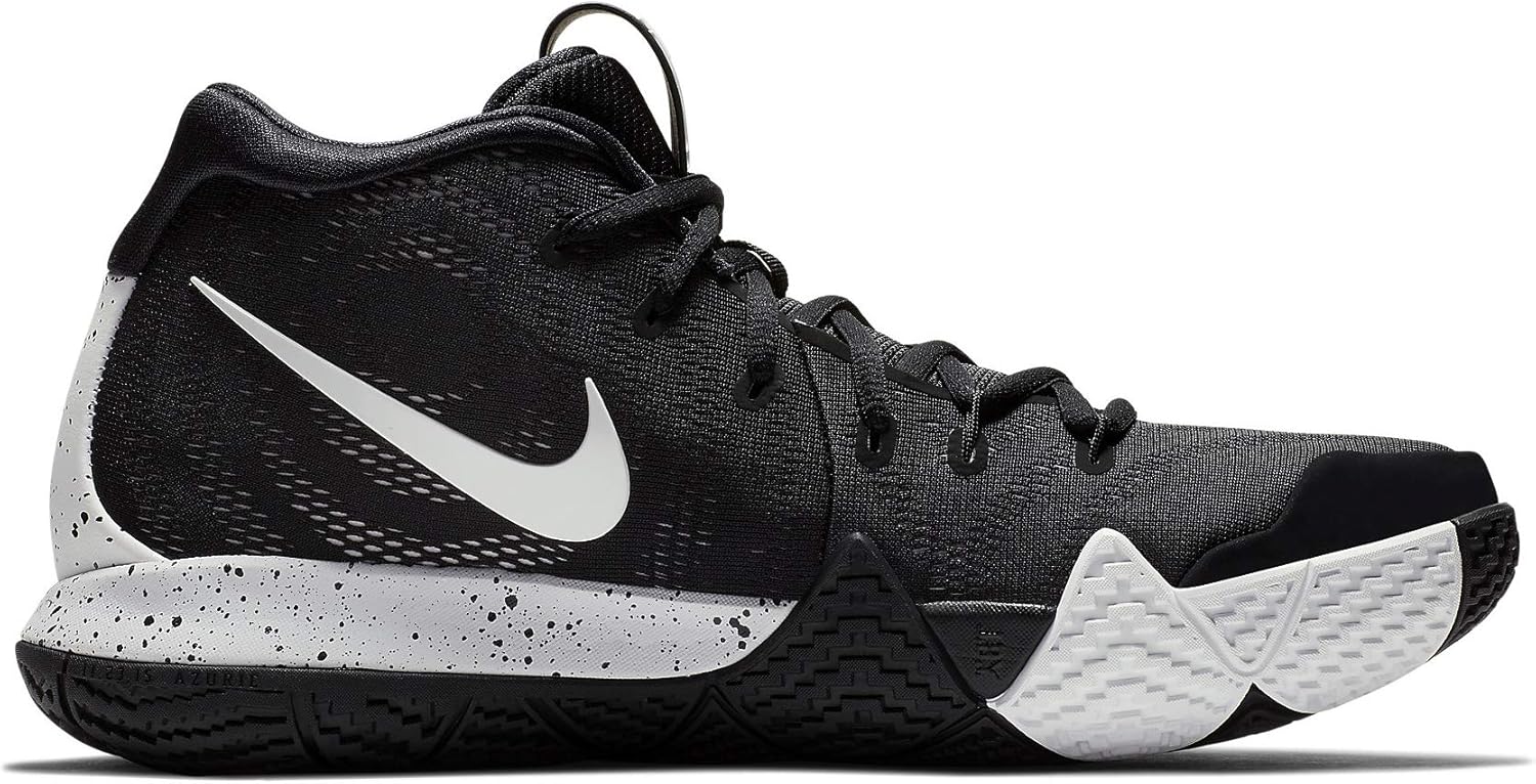 black and white kyrie shoes