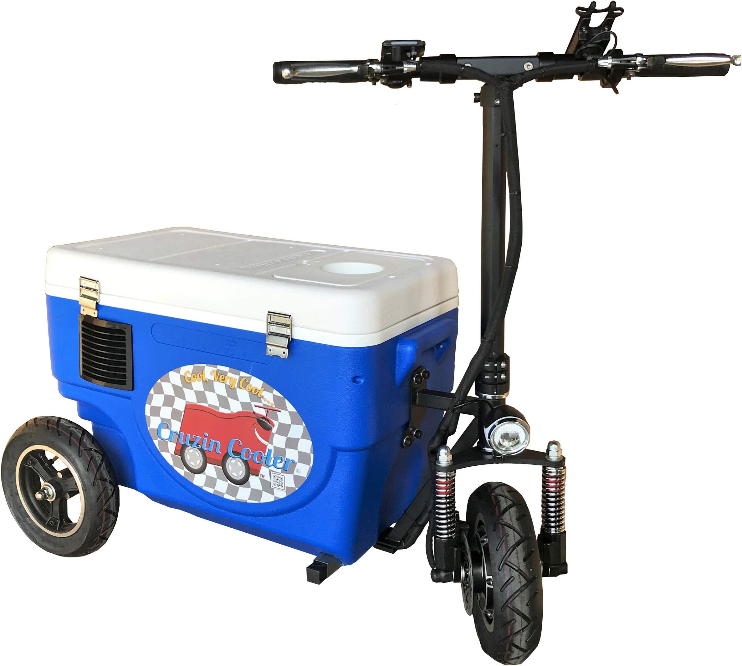 Cruzin Cooler CZ-HB Sport Motorized Ice Chest Scooter, 13 MPH Top Speed