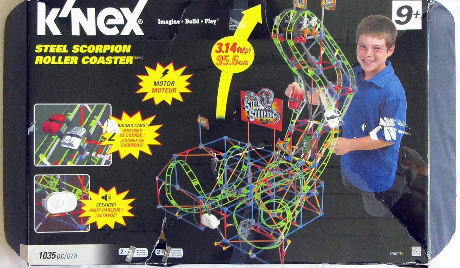 knex talon twist roller coaster