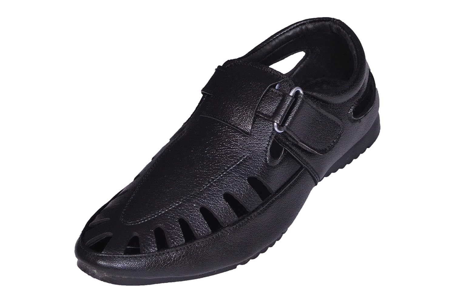 sukun black loafer casual shoes