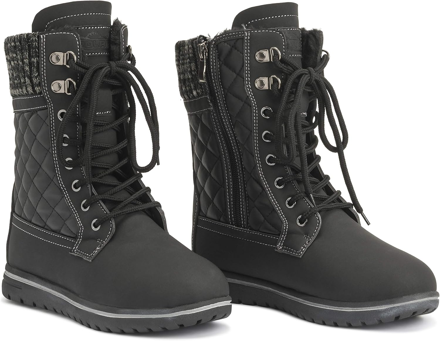  | Womens Waterproof Durable Snow Winter Hiking Fleece Ankle Boots | Snow Boots