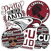 Desert Cactus North Carolina Central University Sticker NCCU Eagles Sticker Vinyl Decals Laptop Water Bottle Car Scrapbook (T2 HBCU-C)