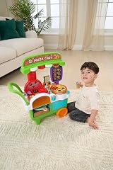 LeapFrog Build-a-Slice Pizza Cart Pretend Food Toy 30+ Pieces English view 6