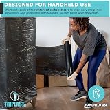 Triplast Pallet Stretch Wrap Roll 400mm x 250m Black Heavy Duty view 6