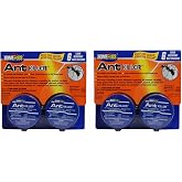 Homeplus Ant Killer Child Resistant Bait Stations, 6 Count, 2 Pack, 12 Total