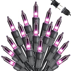 Toodour Purple Halloween Lights, 27ft 100 Count