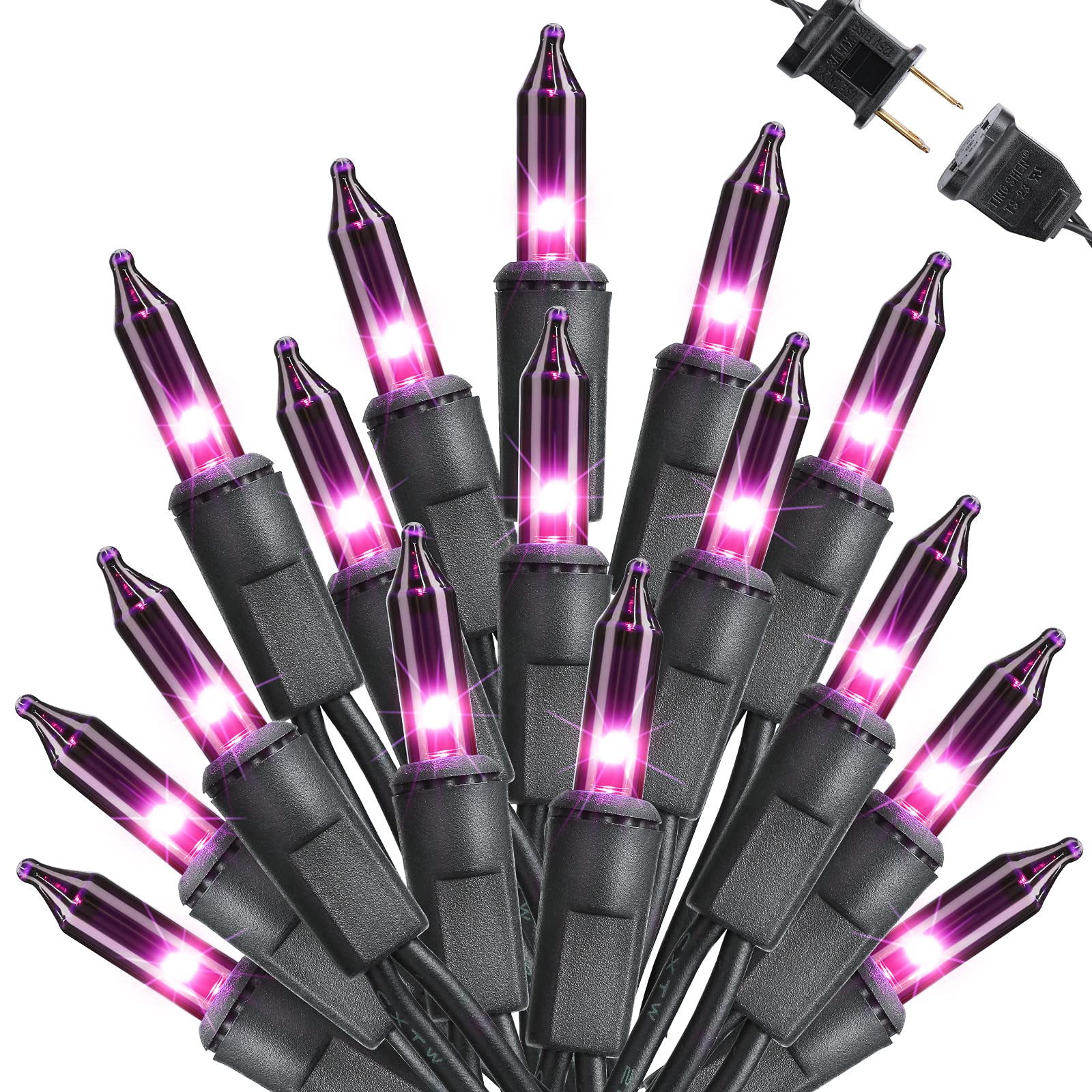 Toodour Purple Halloween Lights, 27ft 100 Count