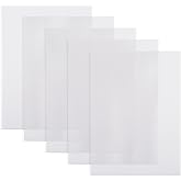 Fursuit Eye Mesh, 5 Sheets 0.5mm White Buckram Mesh, 11.8in x 7.87in | Waterproof, Printable, PVC Eye Meshes Sheet for Mask, Cosplay Props Fursuits, Handicrafts Making