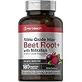 Horbäach Nitric Oxide Beet Root Capsules | 180 Count | with Nitrates and Precursor | for Men and Women | Vegetarian, Non-GMO, Gluten Free Supplement