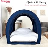 Snuggy Snuggy Pod Bed Canopy Navy Single Bed Tent view 2