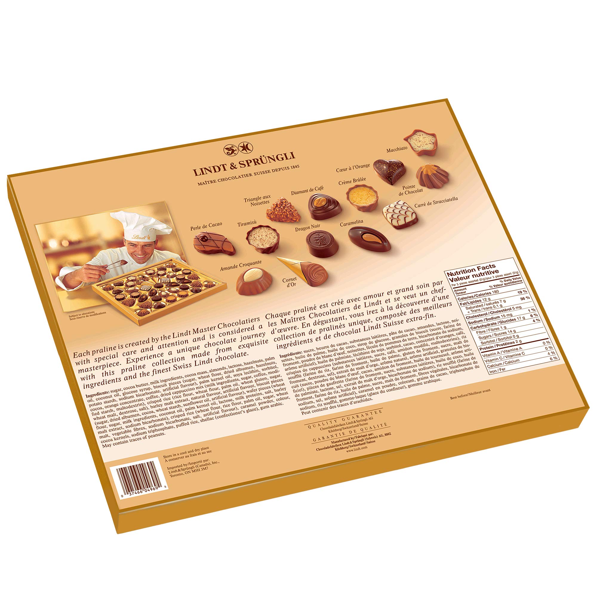 Lindt Swiss Luxury Selection Boxed Chocolate, Gift Box, Great for