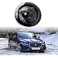 ARKOSKNIGHT Emblem Compatible with Jagvar XE XF XJ F-TYPE F-PACE Front Center Grille Emblem 3.38inch Car Badge Emblem Leopard Jagvar Accessories(Front Emblem Black)