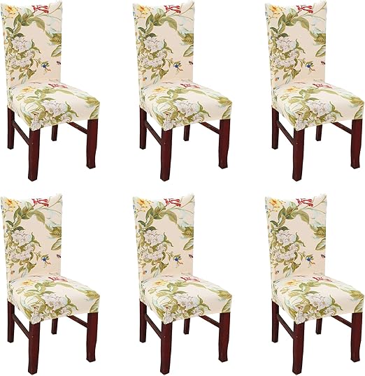 Amazon Com Argstar 6 Pack Chair Covers Stretch Armless Chair