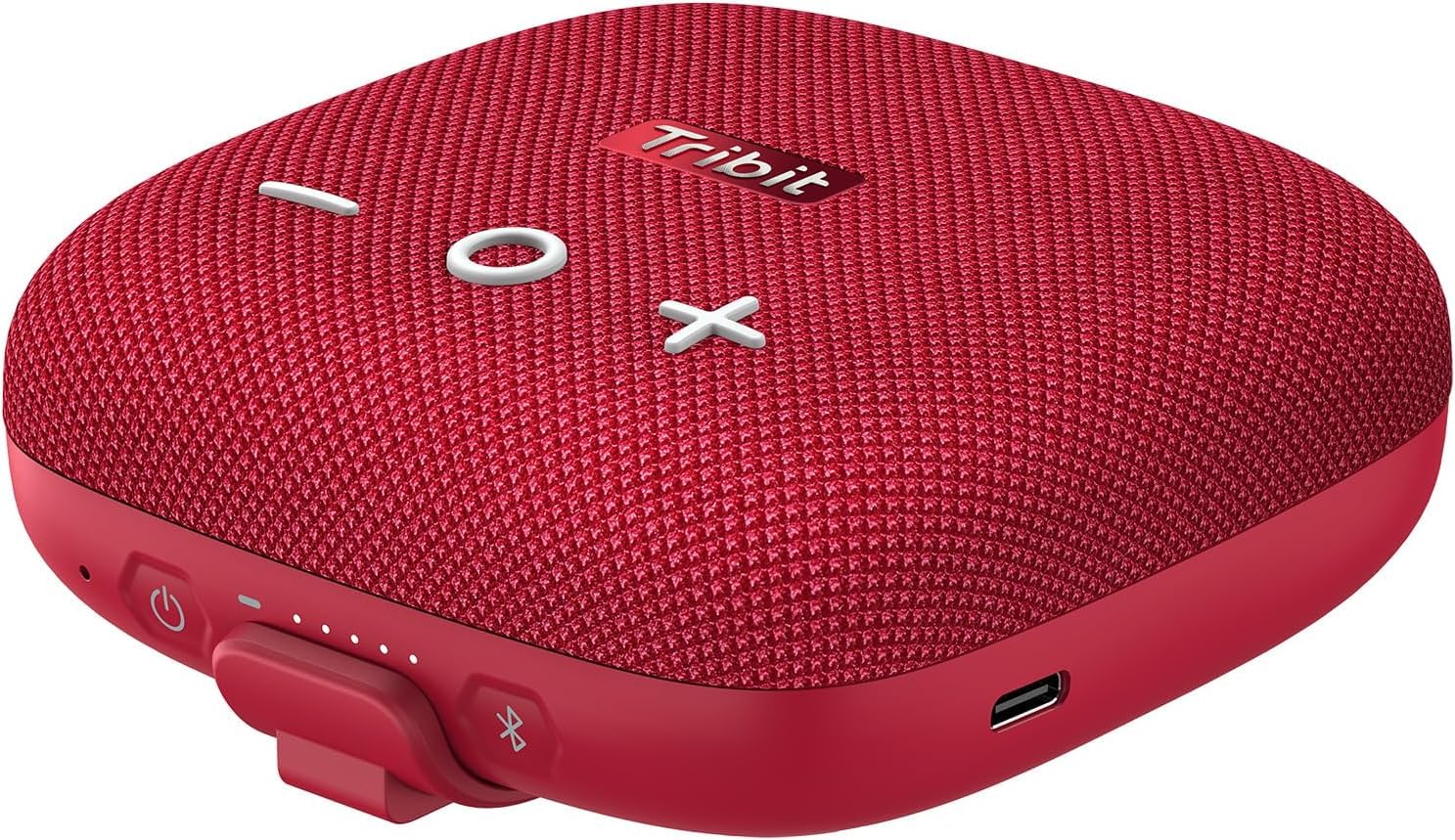 Photo 1 of Tribit StormBox Micro 2 Portable Bluetooth Speaker, Bluetooth 5.3 Speakers with XBass, IP67 Waterproof, 12H Playtime Long Battery Powerbank for Outdoor Camping Biking (Red)