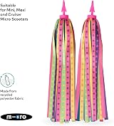 Micro Eco Handlebar Ribbons Rainbow Star 30 Strands Bike Scooter Accessories view 2