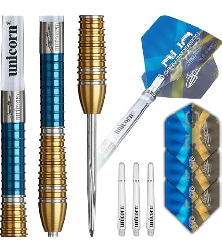 Amazon.com : Unicorn Steel Tip Darts Set | Gary Anderson Phase 6