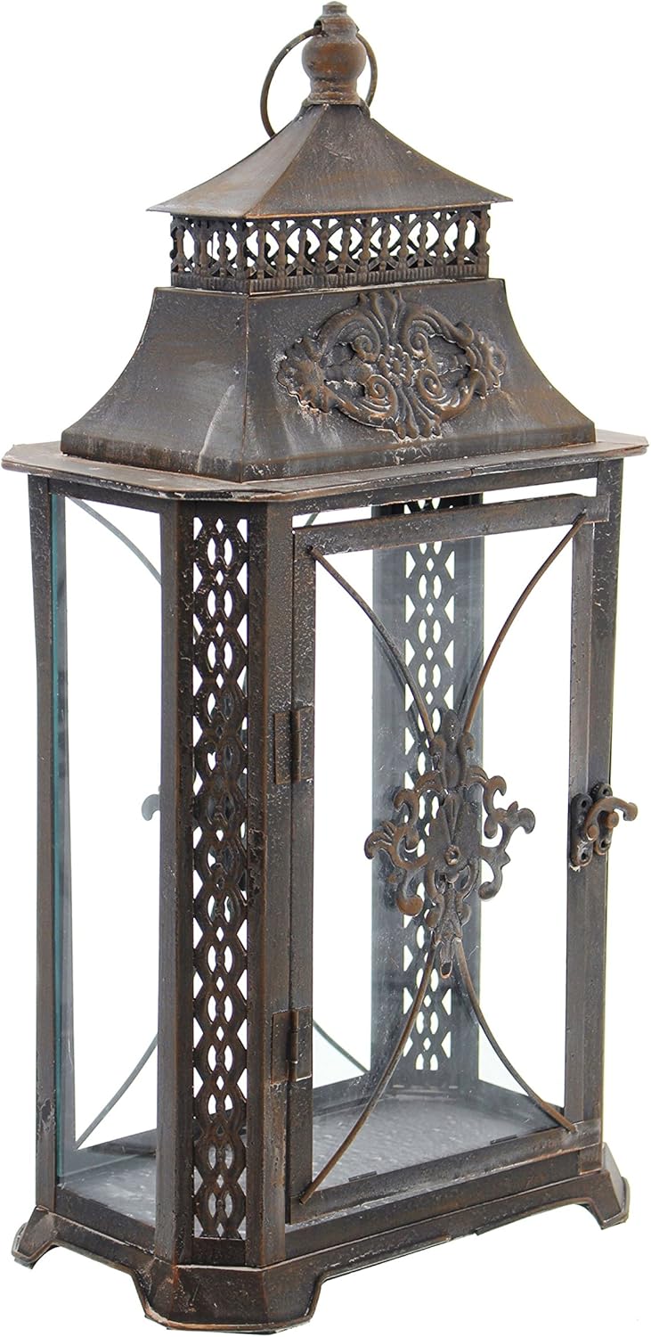 FRANK FLECHTWAREN Metall-Laterne Barock