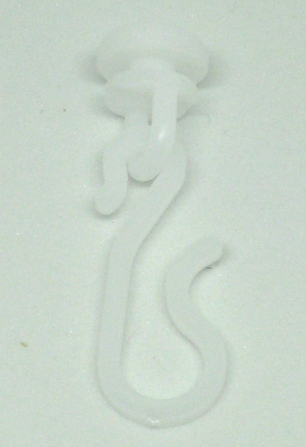 White Replacement Shower Curtain Hooks And Gliders Pack Of 24 K & S