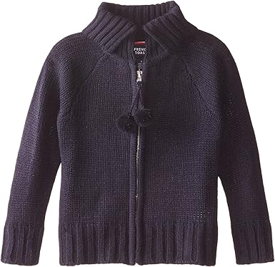 purple zip up sweater