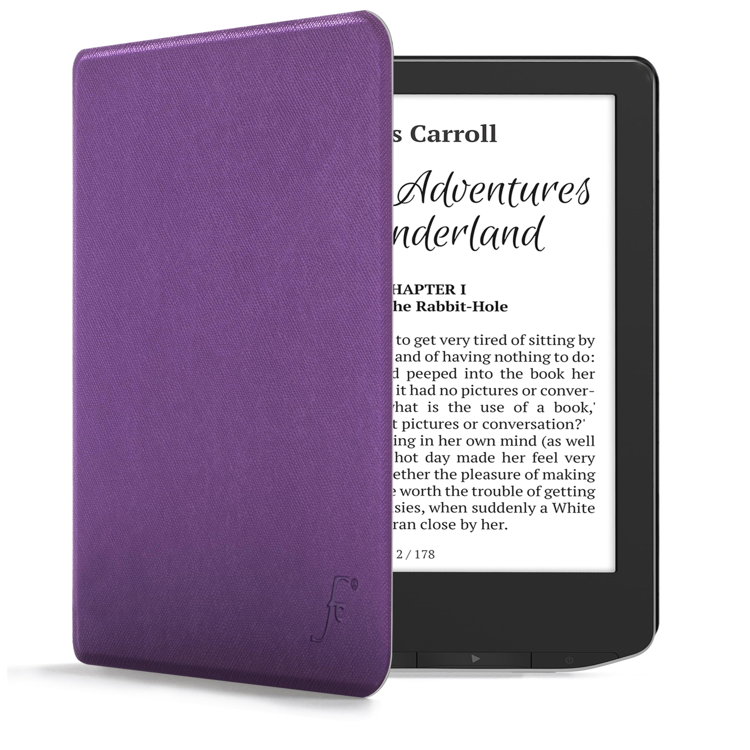 Forefront Cases Case for PocketBook Verse & PocketBook Verse Pro (Models: 2023) - Slim, Lightweight & Protective Cover with Smart Auto Sleep-Wake Function - Purple