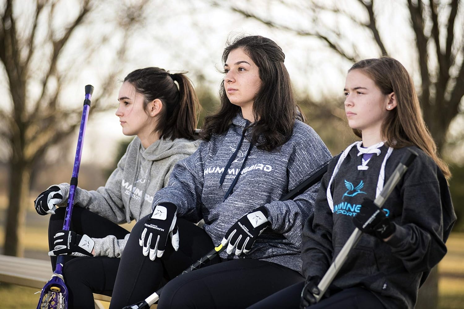 Hummingbird Sports Girls Genuine Leather Lacrosse and Field Hockey Gloves : Sports & Outdoors