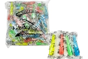 ZEBRA SMOKE Disposable Hookah Tips - Pack of 100 Mixed Colors, Individually Wrapped Hygiene Mouth Tips for Hookah Pipes, Single Use, Premium Quality, 100 Count (Chubby)