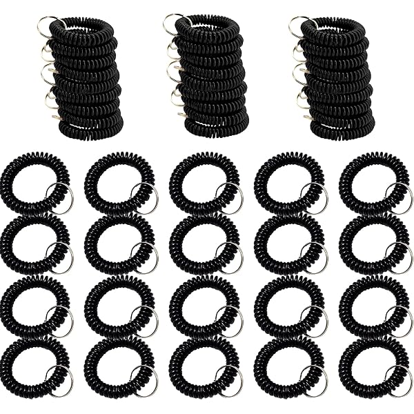Key Ring Bracelet Car Keychain Holder Wristlet