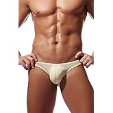 Maiclaice Men's Bikini Comfort Ice Silk Underwear Low Rise Briefs