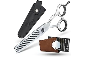 Fagaci Thinning Shears for Hair Cutting 6" Razor-Sharp, Hair Thinning Scissors with Precise Cut, Texturizing Shears Lasting Sharpness and Durable Steel