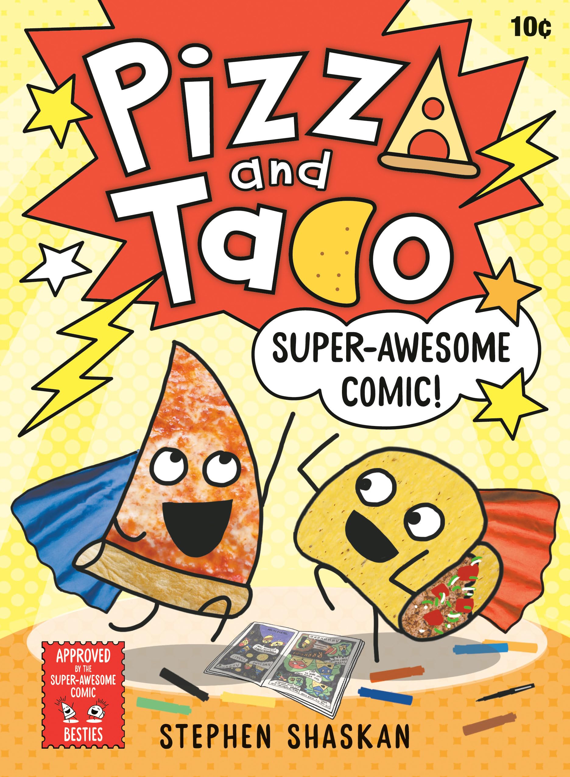 Pizza and Taco: Super-Awesome Comic!: (A Graphic Novel) Pizza and Taco: Super-Awesome Comic!: (A Graphic Novel) Hardcover Kindle Audible Audiobook