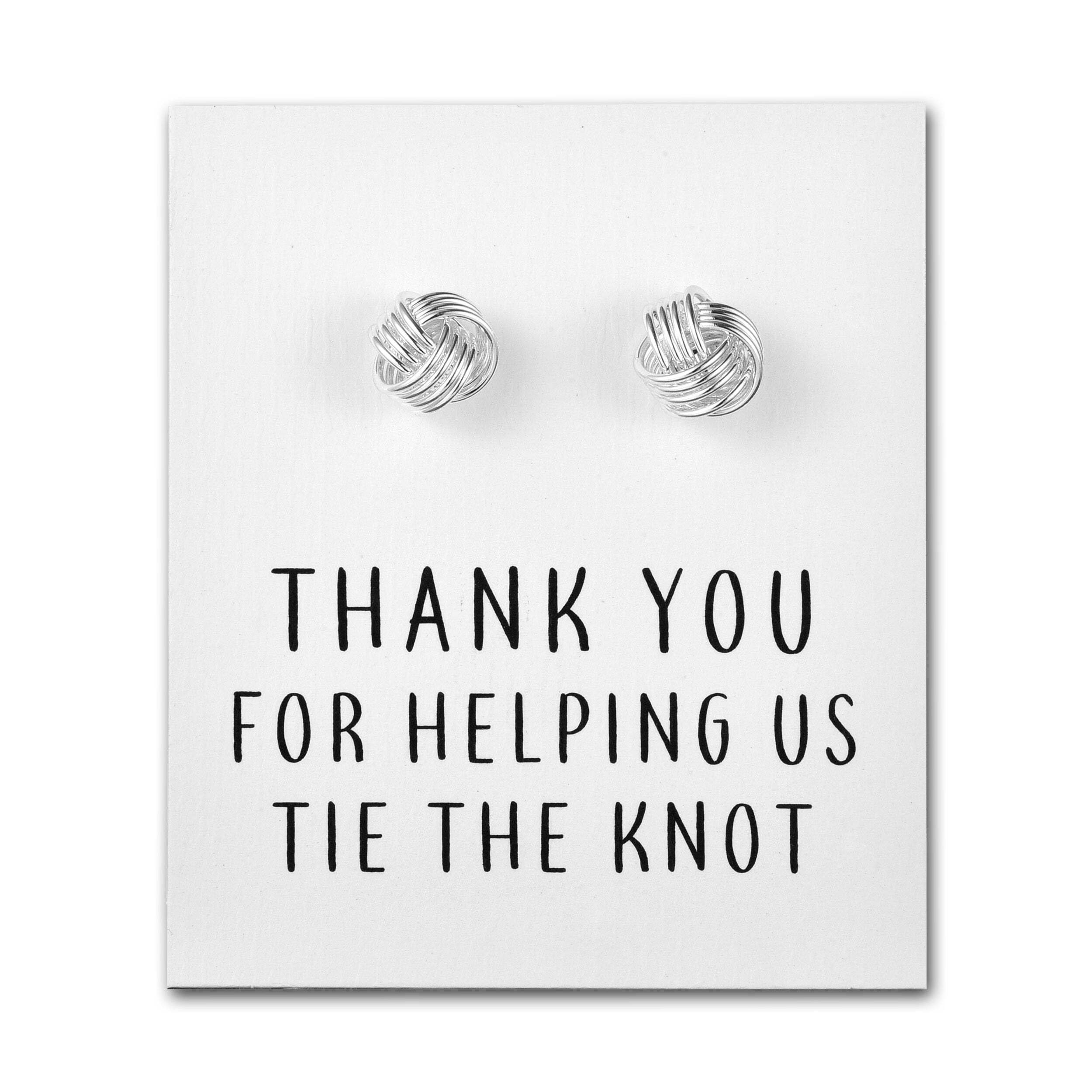 Philip Jones Thank You for Helping us Tie The Knot Wedding Cufflinks