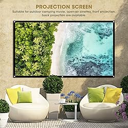 Projector Screen 120 Inches 16:9 Thicken Portable