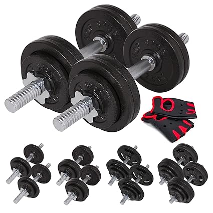 Hop-Sport Guss Kurzhanteln Hantel Set Hanteln 10kg 15kg 20kg 30kg 40kg 60 kg Gewichte