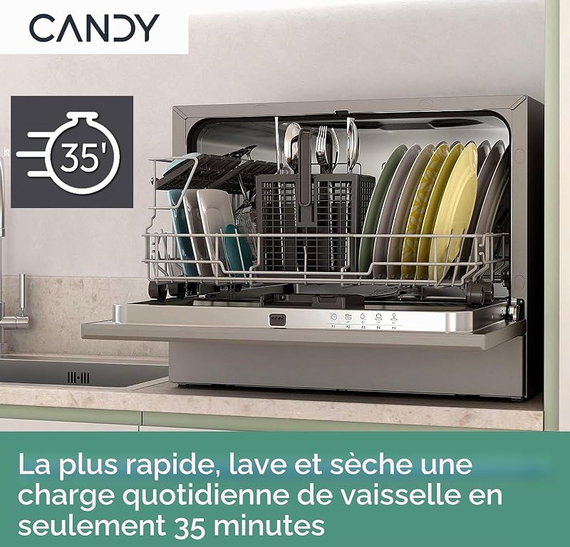 Lave-vaisselle 60cm 6couverts 51db - CP6E51LS