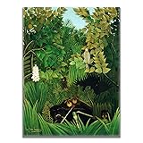 Yomcut Henri Rousseau Canvas Wall Art The Merry