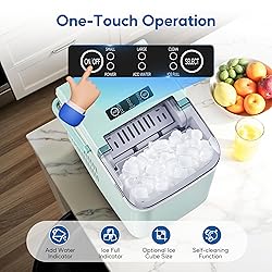HealSmart Countertop Ice Maker Machine, Fast Making