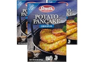 Streit's Potato Pancake Mix, Hash Browns - Kosher Certified, Suitable for Passover, Gluten Free, No MSG Added, Just Add Water, Vegan-Friendly, Family Owned (6oz, Pack of 3)