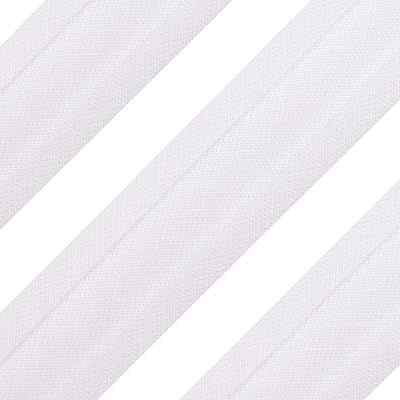 Realm Bias Binding Tape Cotton 1 Inch 25mm White 5 Metres
