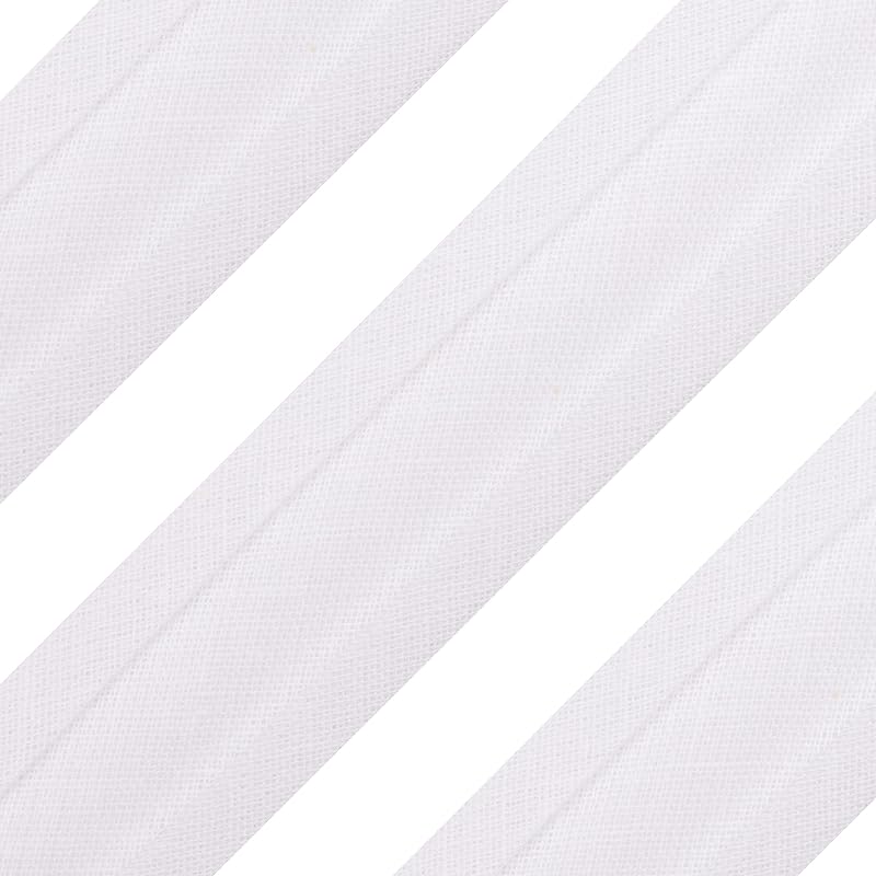 Realm Bias Binding Tape Cotton 1 Inch 25mm White 5 Metres