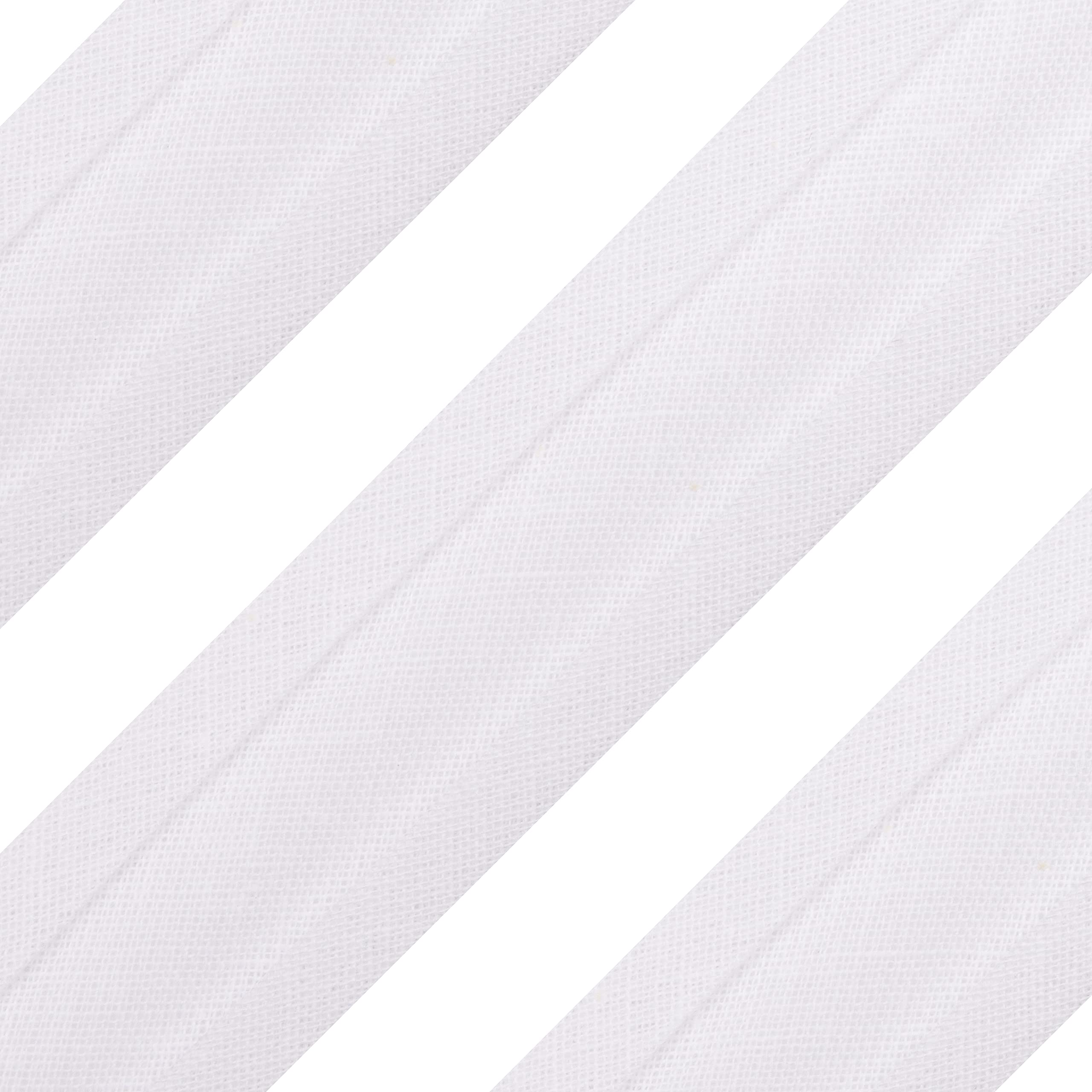 Realm Bias Binding Tape, Cotton, 1 Inch / 25mm - 5 Metres (White) — image 1