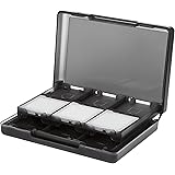 Amazon Basics Nintendo 3DS Game Card Storage Case Holder with 24 Cartridge Slots - 3 x 5 x 1 Inches, Black