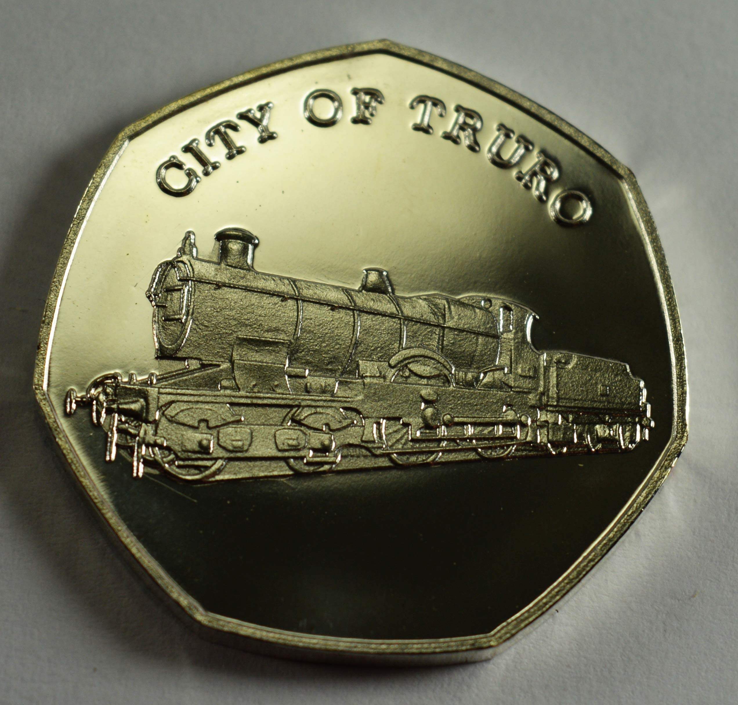 THE CITY OF TRURO Steam Engine Silver Commemorative Coin Albums/50p Collectors, STEAM & STEEL SERIES Iconic Railway Locomotives