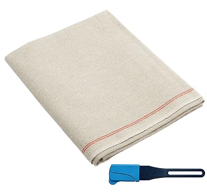 Bakers Couche Flax Linen Proofing Cloth 26 X35 Amazon Co Uk