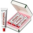 EUTHYMOL Original Toothpaste Travel Set (1.4fl oz*3, Pack of 3) - Stocking Stuffers. Fluoride-Free Toothpaste for Sensitive Teeth & Gum. Bad Breath, Cavity Prevention,. 12-Hour Long Lasting Freshness