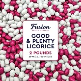Good &amp; Plenty Licorice Candy, Pink &amp; White Shells, Bulk 2lb, Fat-Free | Approx. 750 Pieces of Good &amp; Plenty Licorice Candy, Fat-Free, Kosher Certified, Pink and White Shells, Heat-Sealed Bag