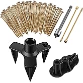 Dreyoo Squeaky Floor Repair Kit with 5 Tools and 50 Screws, Eliminates Floor Squeak Fit Most Carpet Hardwood Floors, Woodworking Project Kits Use for Stopping Squeaky